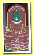 Bunnahabhain 35 yo 1966/2001 (43.2%, Hart Brothers, Finest Collection)